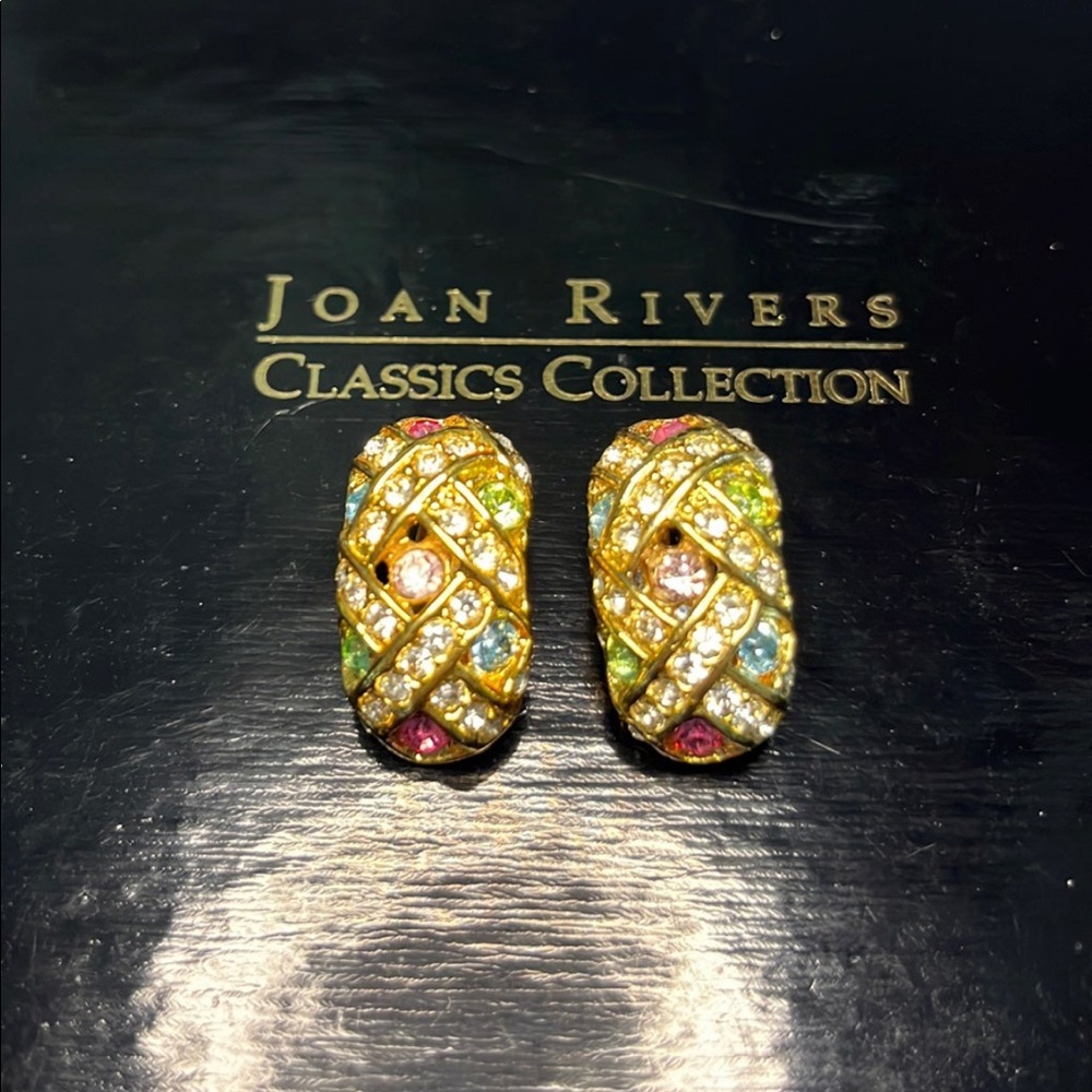 Vintage Joan Rivers Classics Collection Clip-On Earrings
